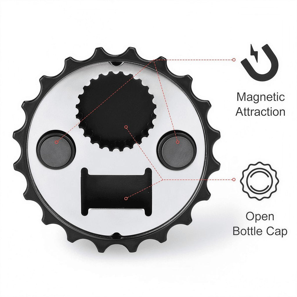Magnetic Bottle Opener for Fridge Decor