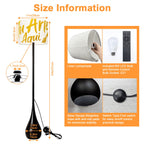 Teardrop Shaped Floor Lamp