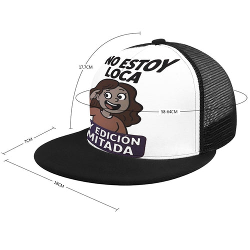 Baseball Cap flat glue rear hollow