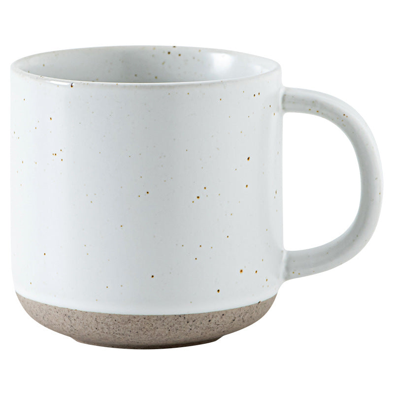 Ceramic Mug Large Capacity Suitable for Home Use Breakfast Water Milk and Coffee—1 Side Print 360ml