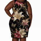 Women's Plus Size Sleeveless Dress