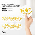 Round Ceramic Coasters Set of 6