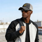 Washed Denim Mesh Cap