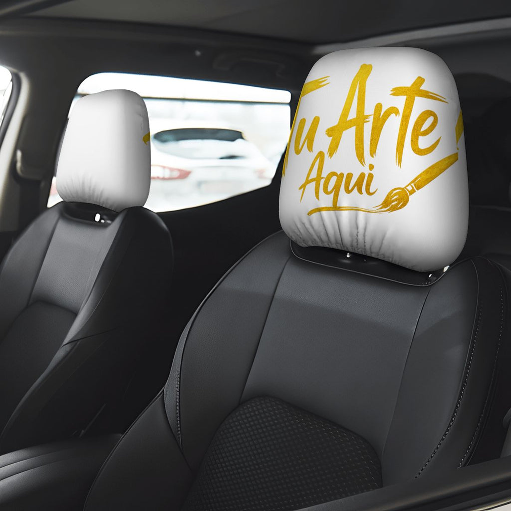 Car Headrest Cover 2pcs