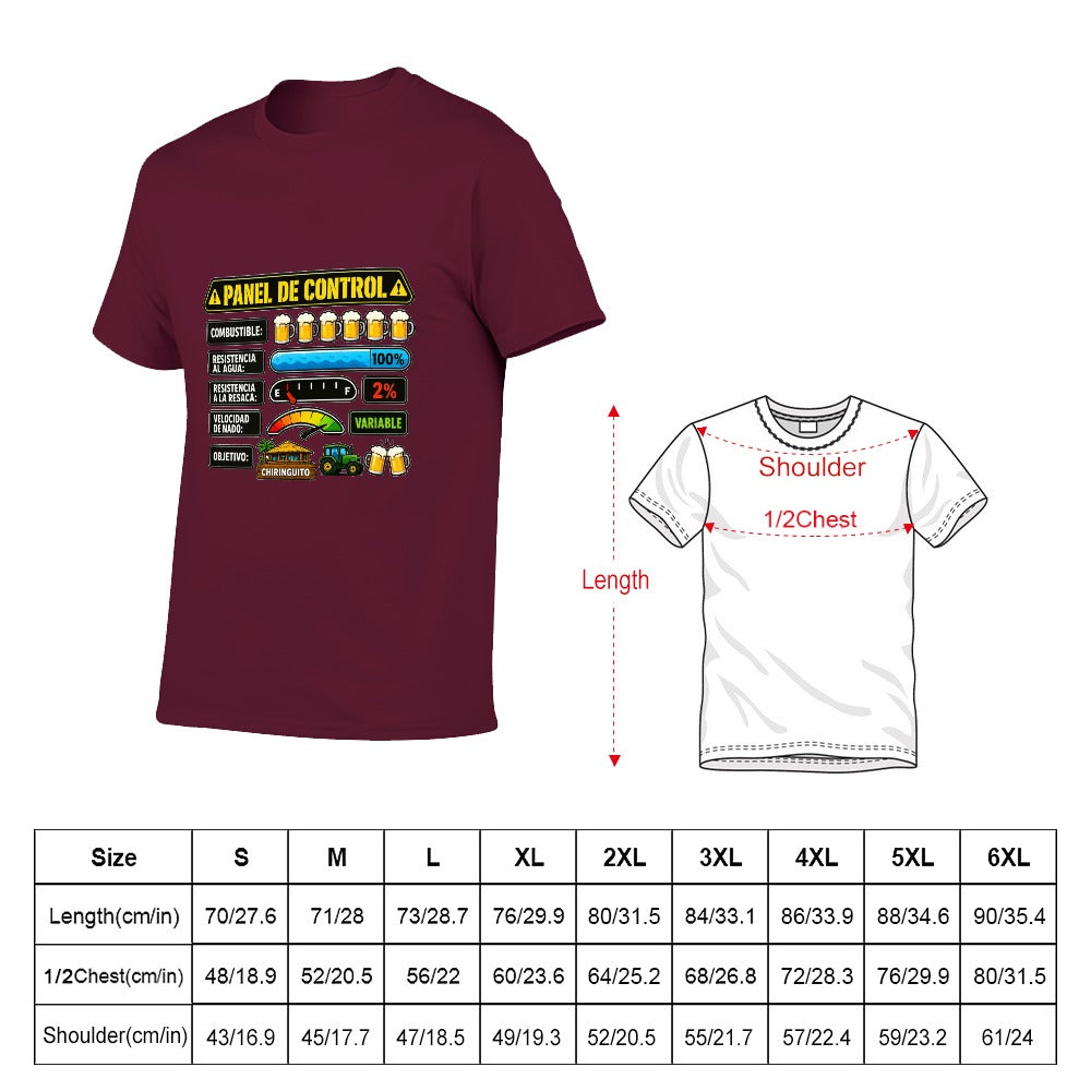 Camiseta Manga Corta 150g Hombre con Estampado Personalizado