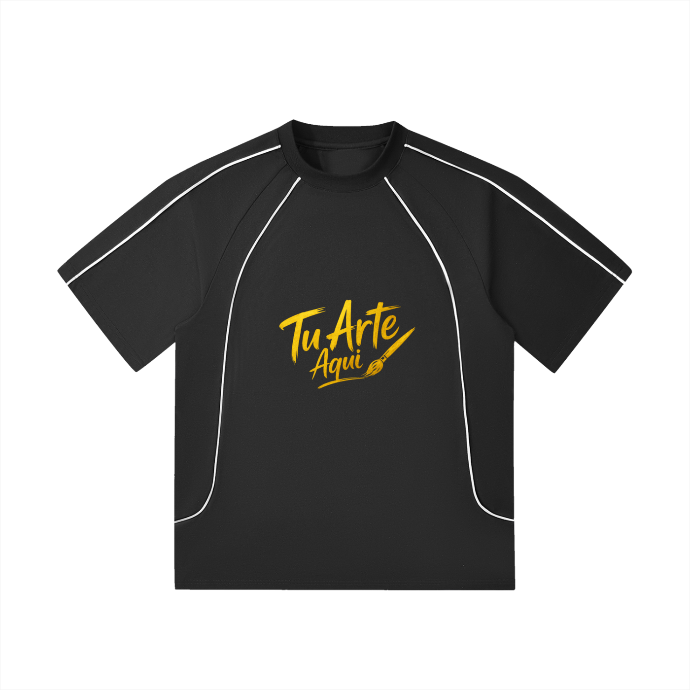 Contrast Stitch Raglan T-Shirt