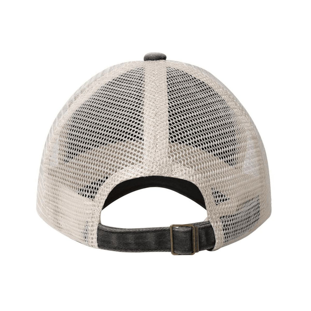 Washed Denim Mesh Cap