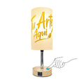 Touch Bedside Table Lamp with USB