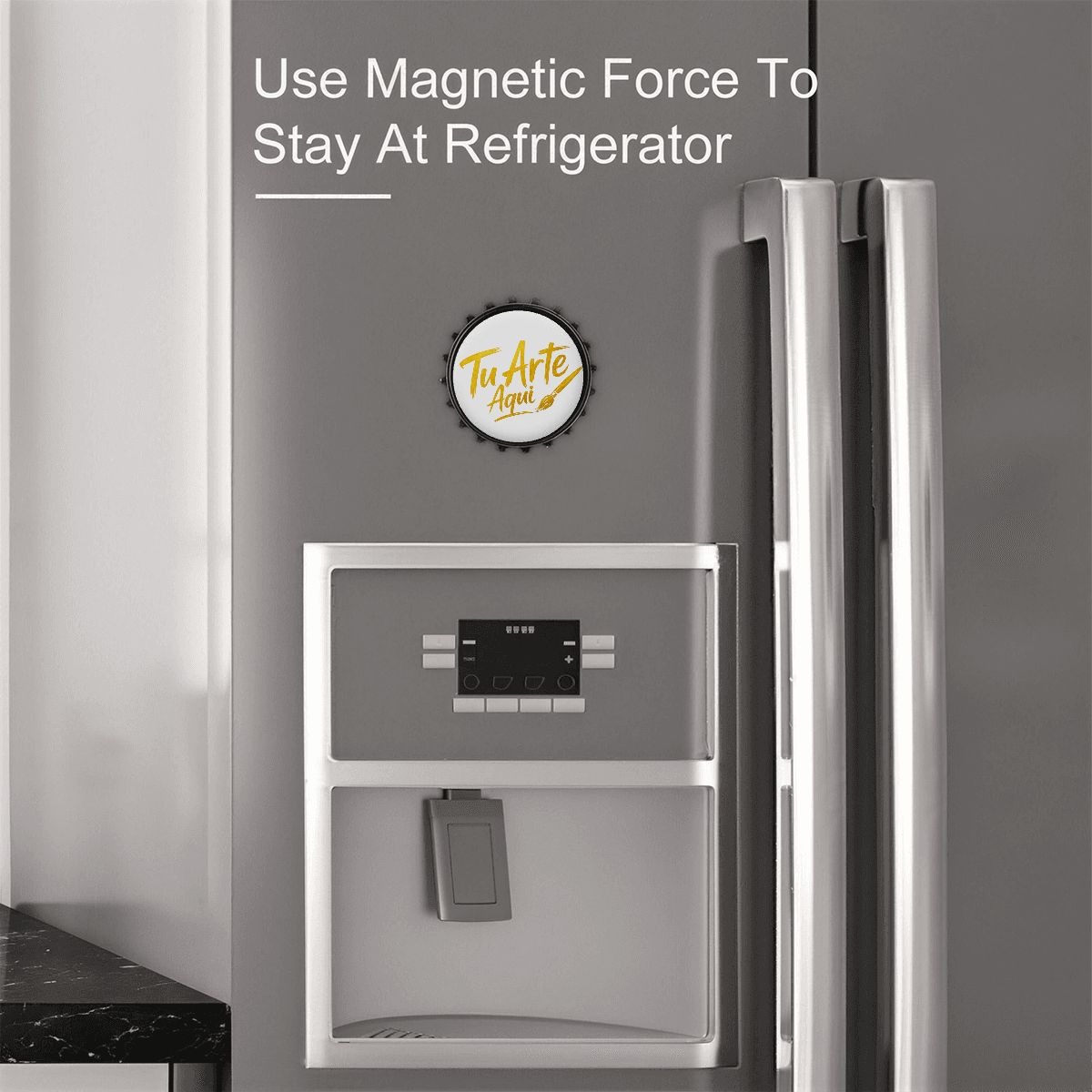 Magnetic Bottle Opener for Fridge Decor