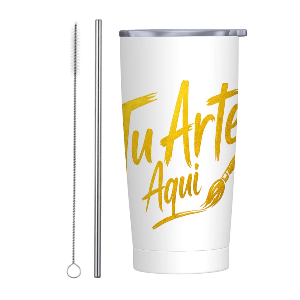 Stainless Steel Insulated Tumblers with Lid  Straw (20oz)
