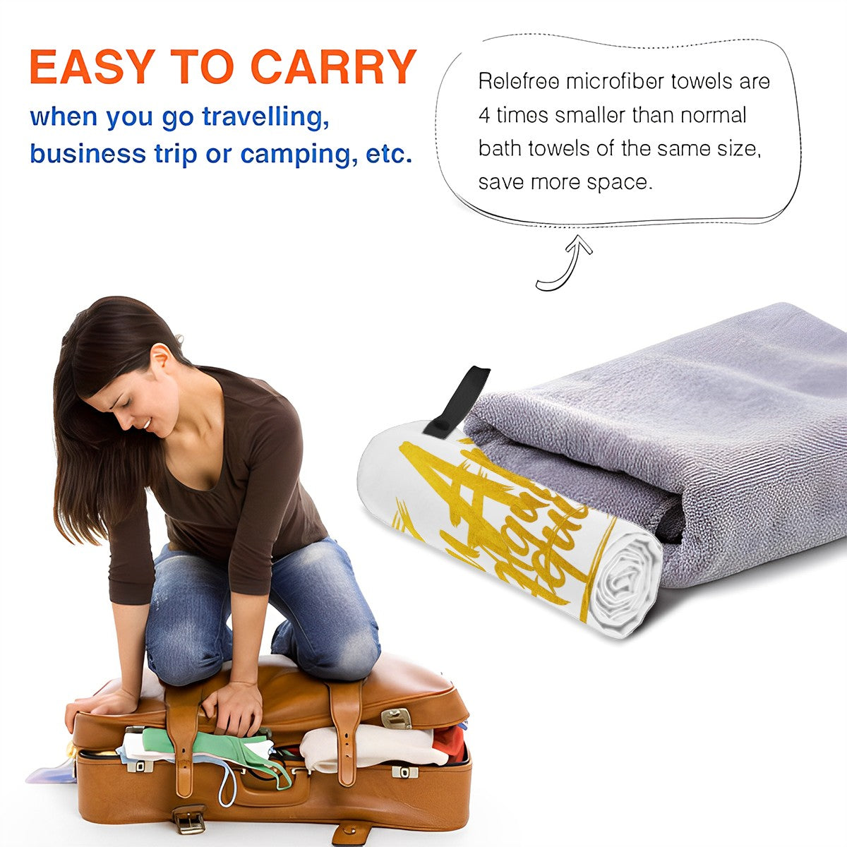 Quick Dry Microfiber Towel (Horizontal)