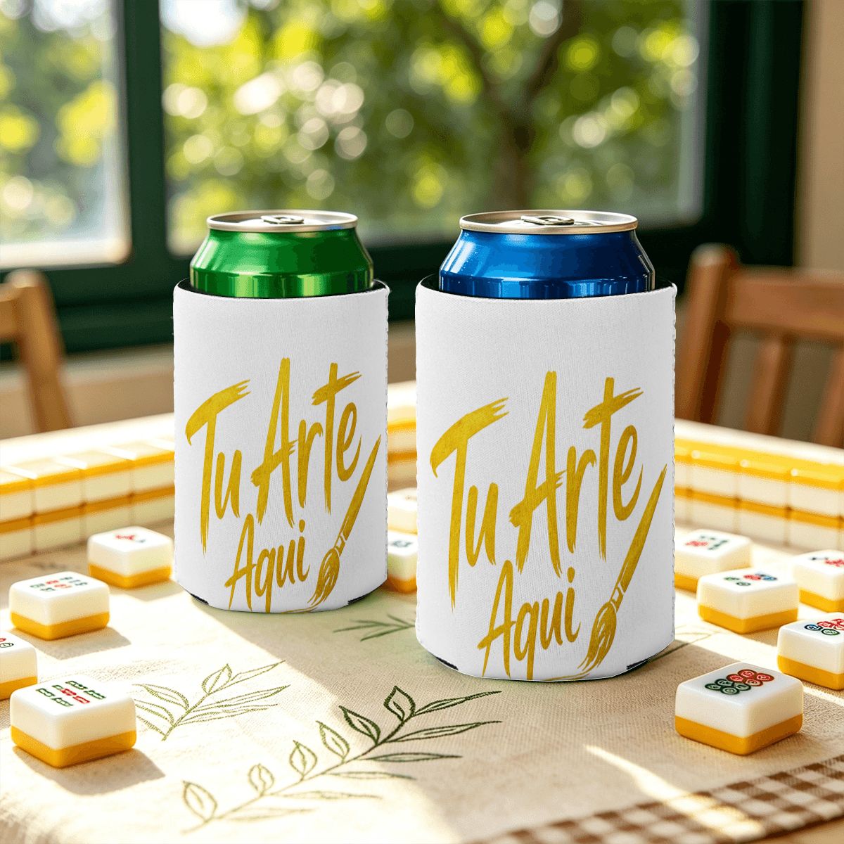 Mahjong Neoprene Can Koozie