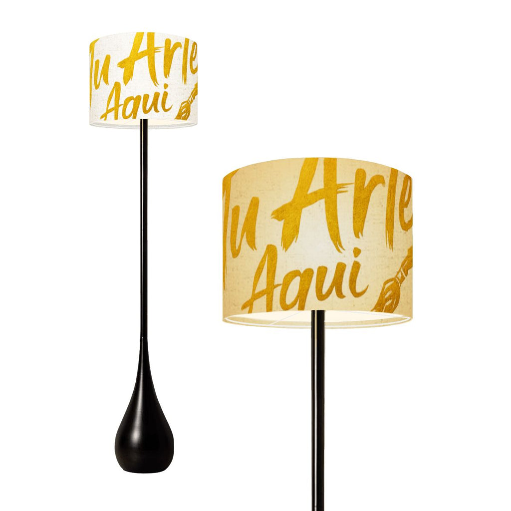 Teardrop Shaped Floor Lamp