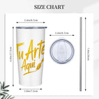 Stainless Steel Insulated Tumblers with Lid  Straw (20oz)