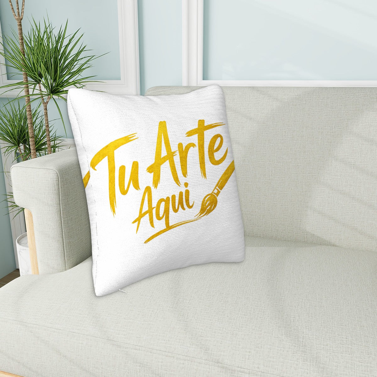 Plush Throw Pillow Covers (Doublesided Design)