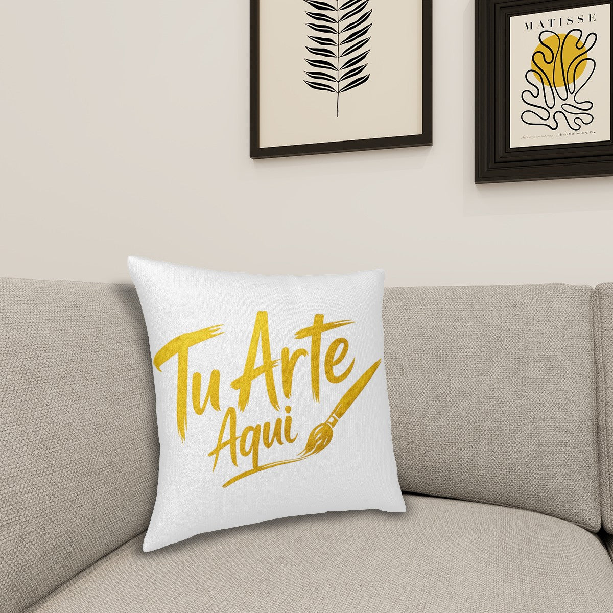 Plush Throw Pillow Covers (SingleSided Design)