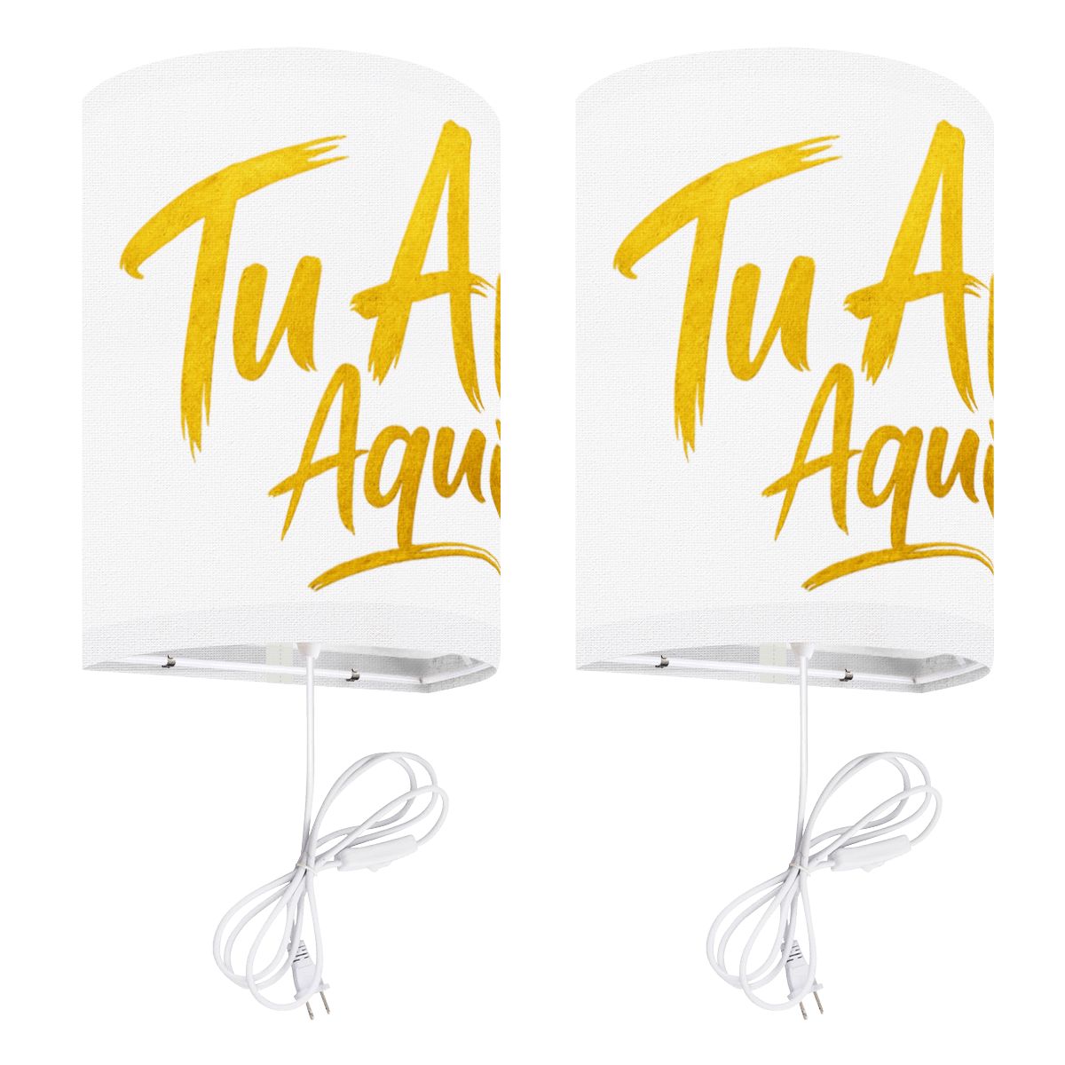 Plugin Wall Sconces Set of Two