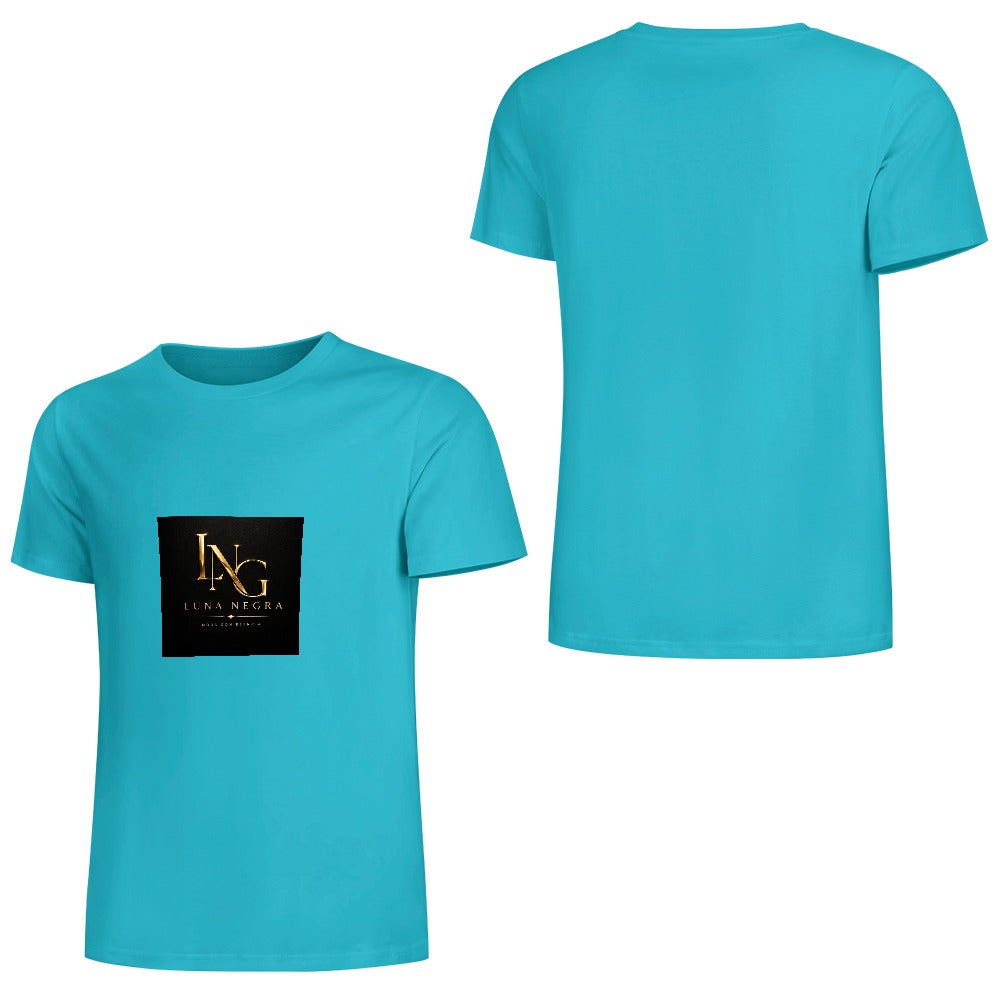 New Pure cotton short sleeved T-shirt Front print Multiple colors