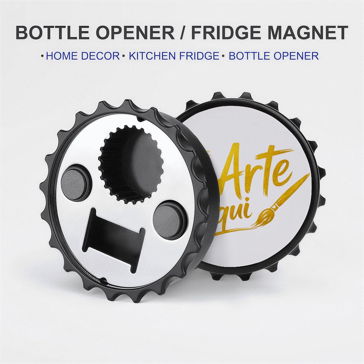 Magnetic Bottle Opener for Fridge Decor