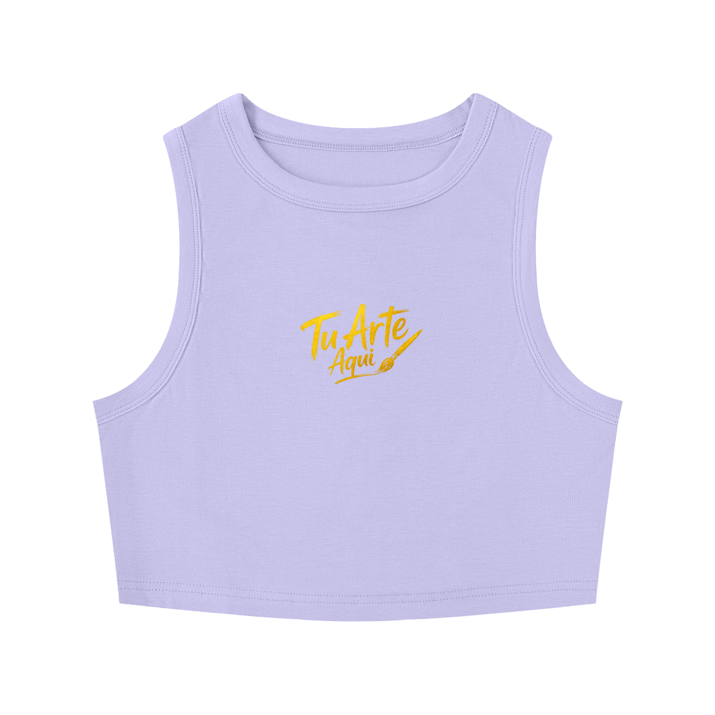 Women's Tight Crewneck Crop Tank Top