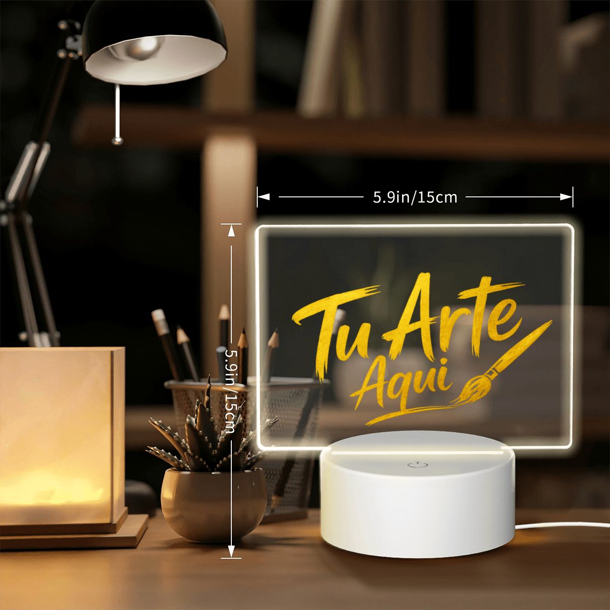 Rectangular Acrylic Night Light