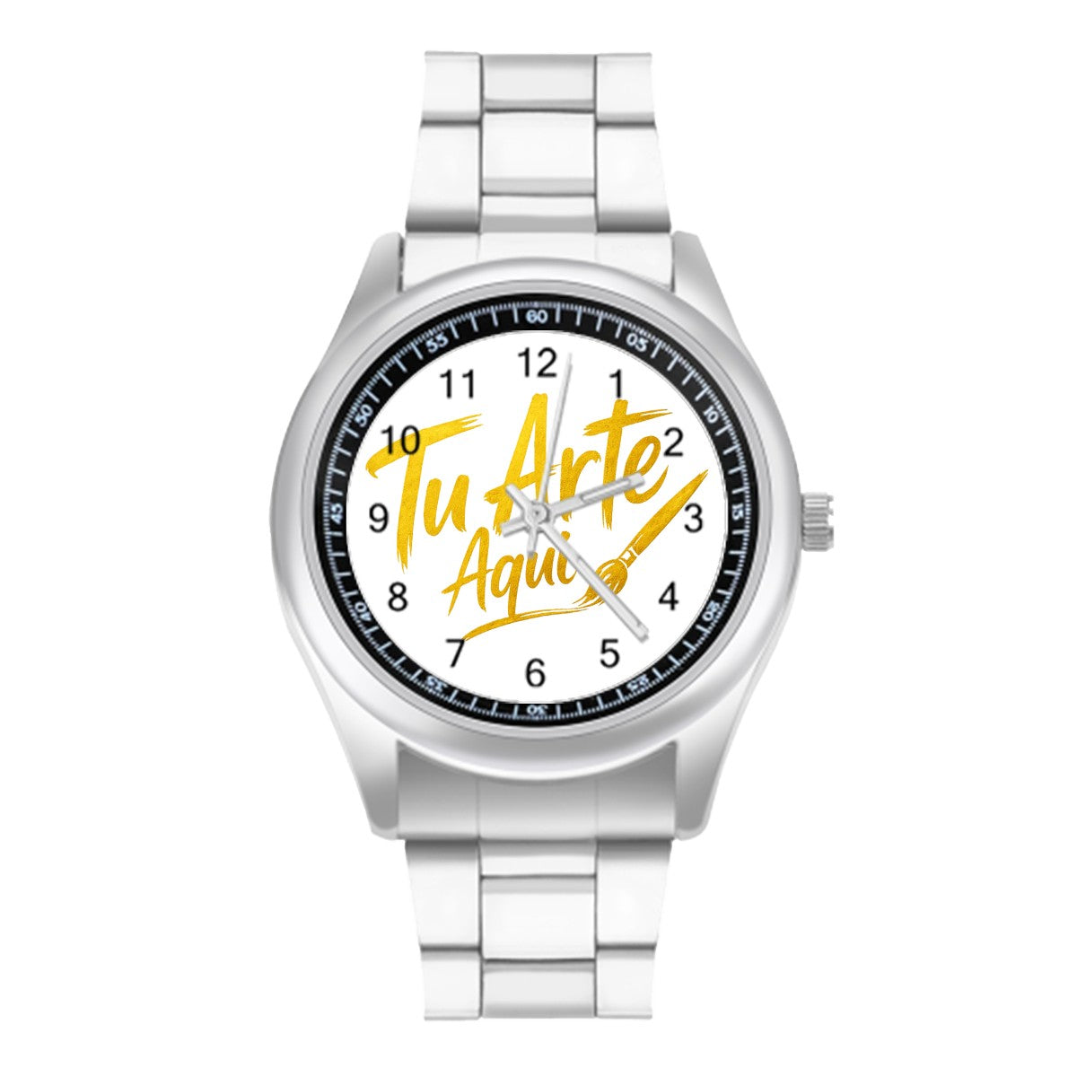 Simple Stainless Steel Watch