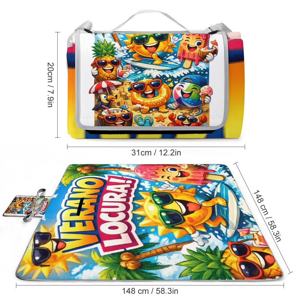 Manta de Picnic Cuadrada Personalizada