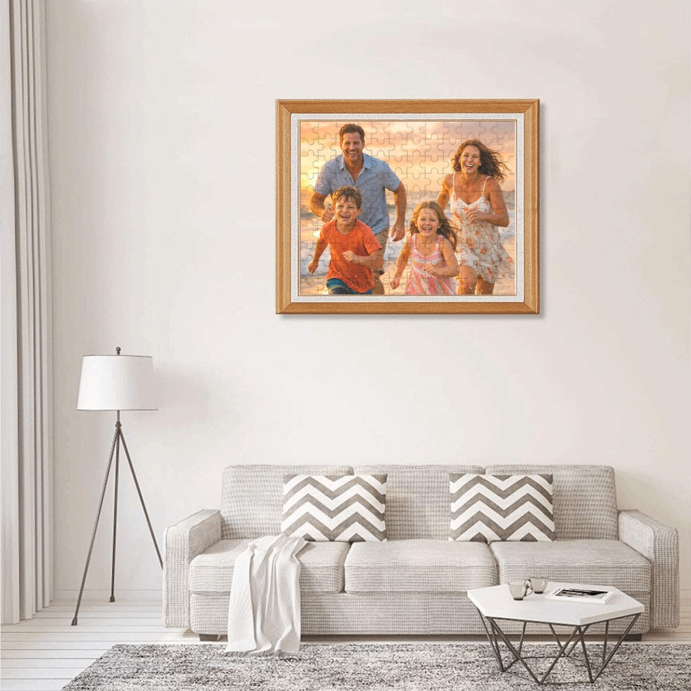 120-Piece Wooden Photo Puzzles