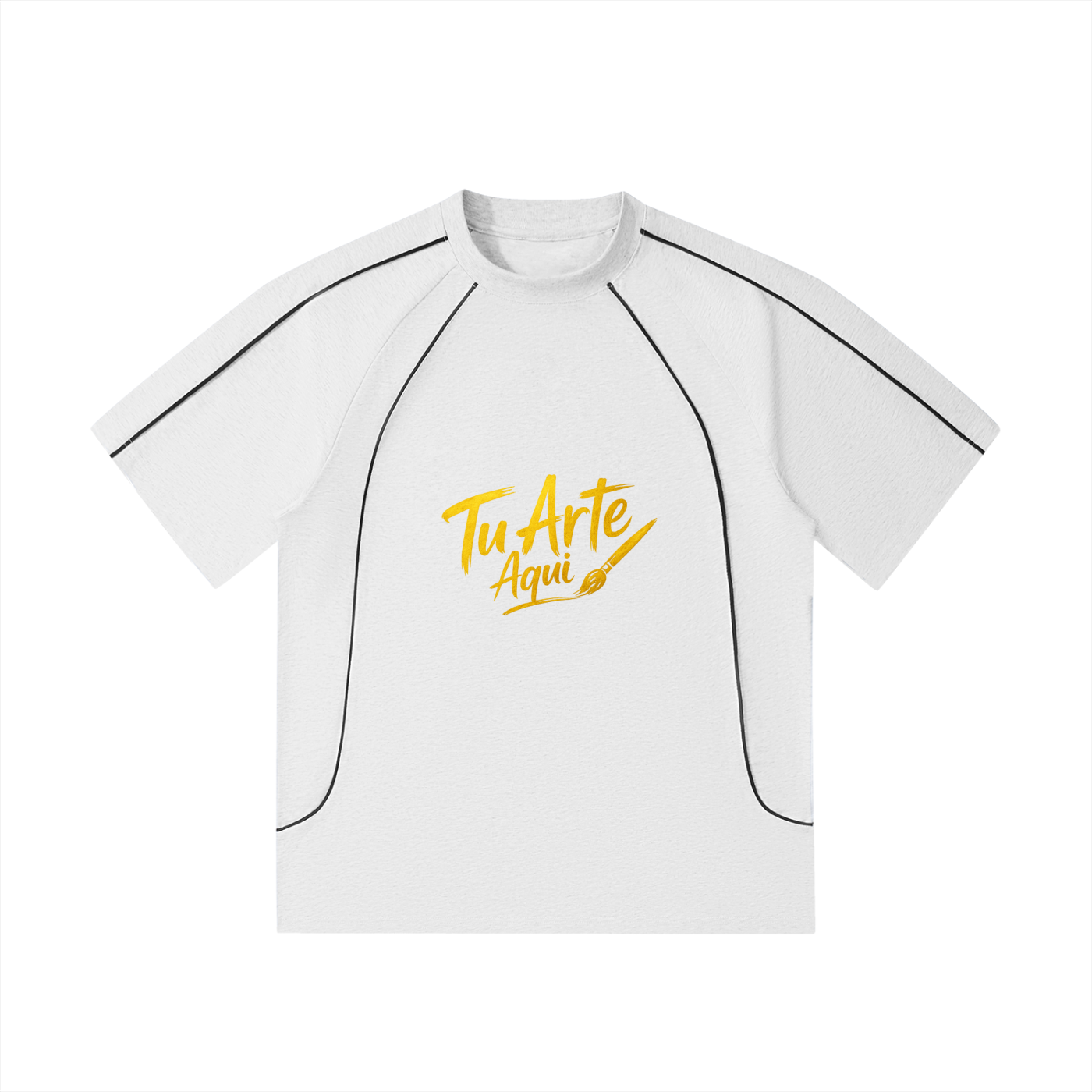 Contrast Stitch Raglan T-Shirt