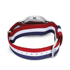 No Scale Watch With Woven Watch Band