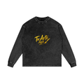 Acid Wash Oversize Long Sleeve T-Shirt