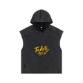 Snow Washed Boxy Hooded Tank Top