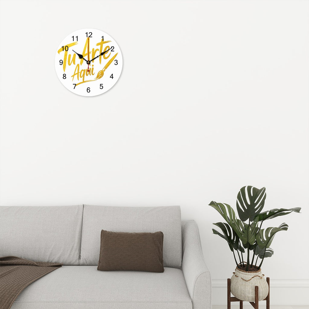 PVC Wall Clock without Scale