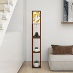 Floor Lamp with Shelves