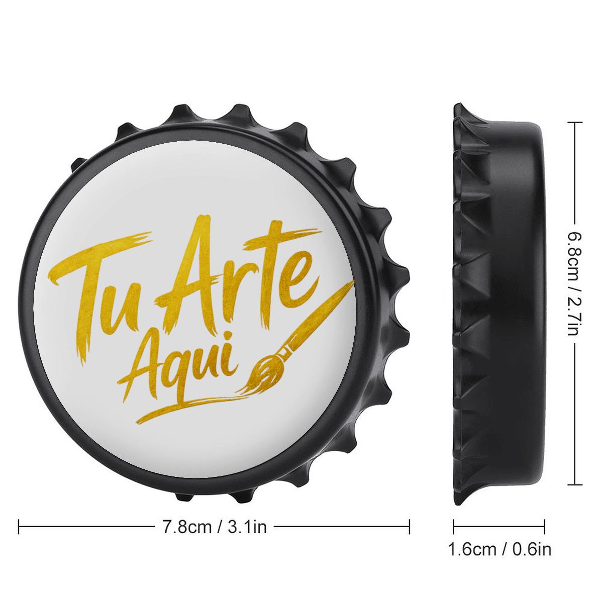 Magnetic Bottle Opener for Fridge Decor