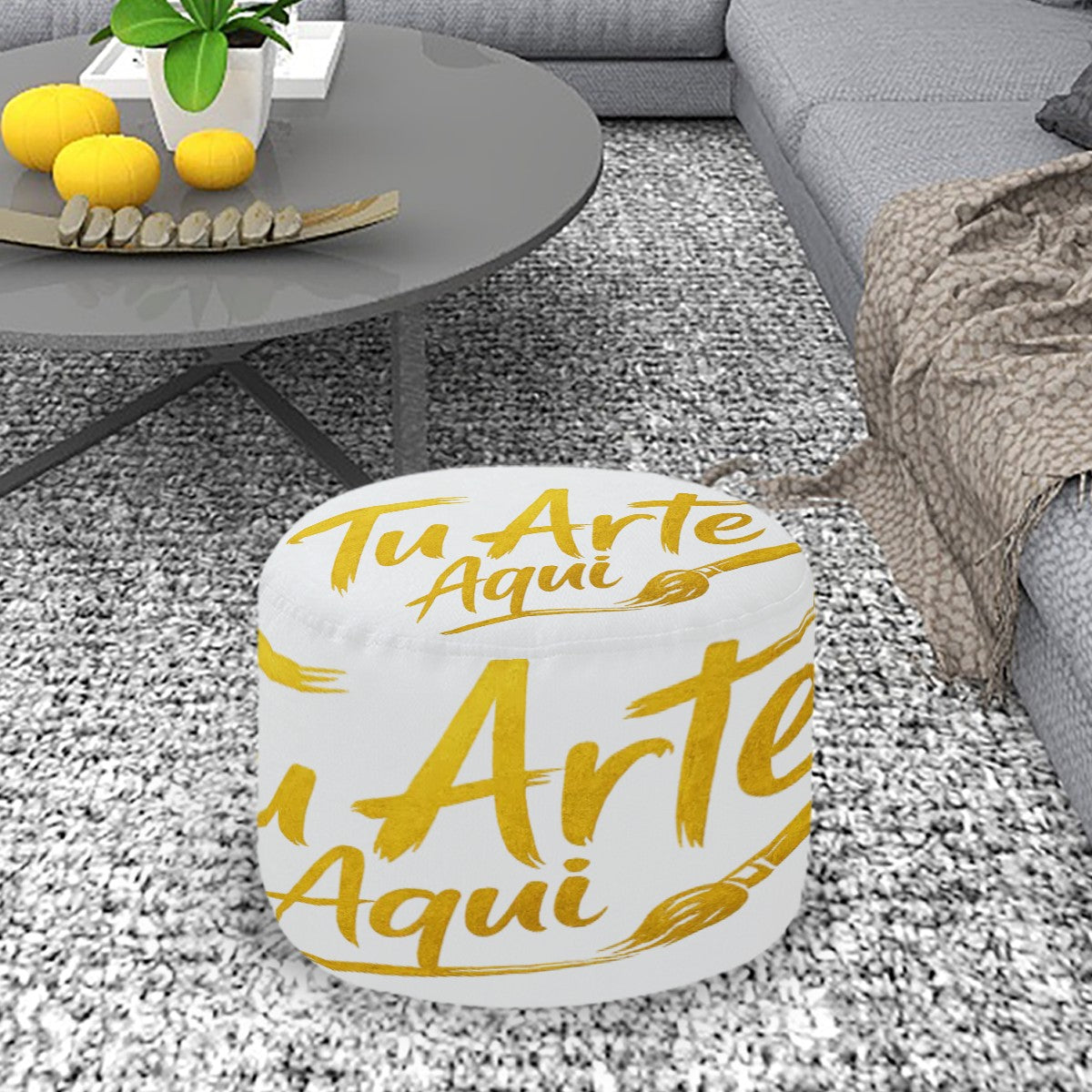 Round Pouf Ottoman