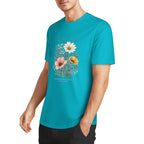 New Pure cotton short sleeved T-shirt Front print Multiple colors