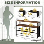 5Drawer TV Stand Dresser