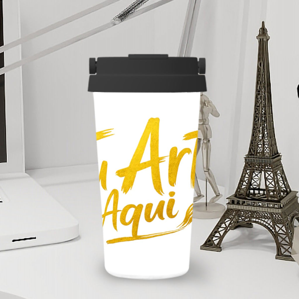 Insulated Coffee Mug with Lid Drinkware (17oz)