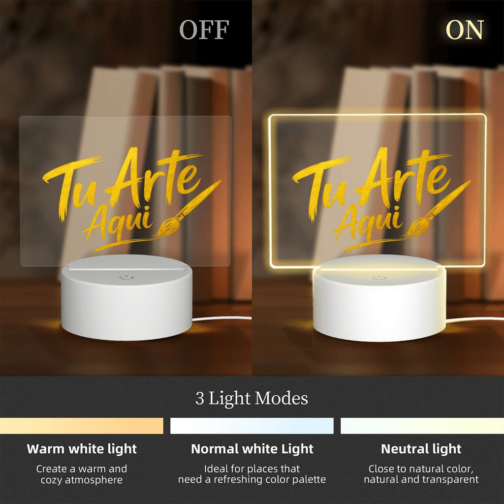 Rectangular Acrylic Night Light