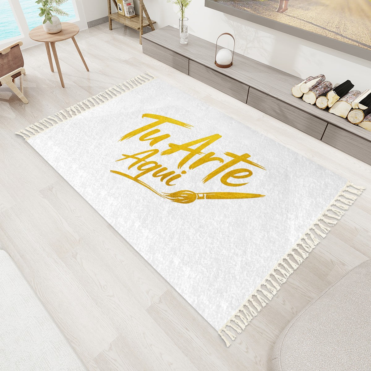 Area Rug with Tassels (5:3)