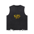 Snow Washed Raw-Hem Tank Top