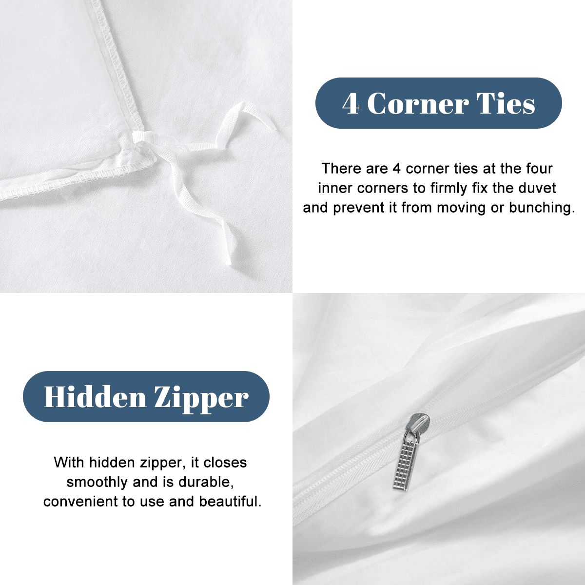 Twin Duvet Cover Set 55"x79"
