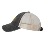 Washed Denim Mesh Cap