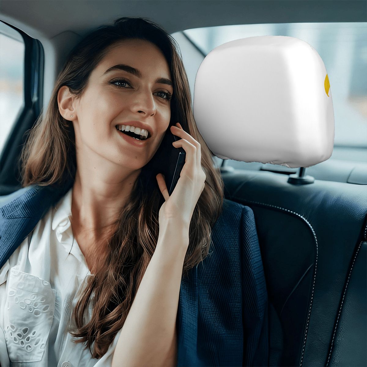 Car Headrest Cover 2pcs