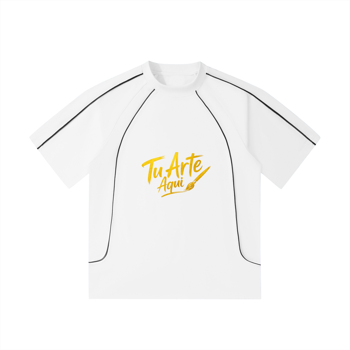 Contrast Stitch Raglan T-Shirt