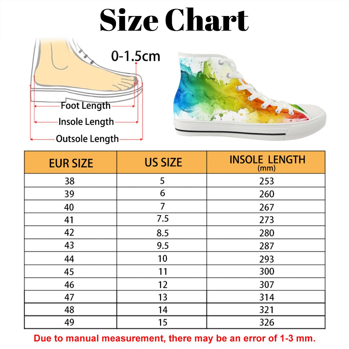 Men's High Top Canvas Shoes (Customized Tongue)