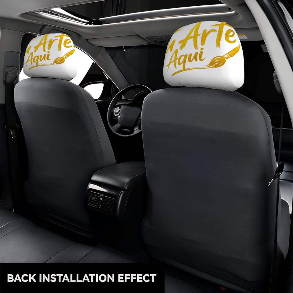 Car Headrest Cover 2pcs