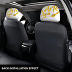 Car Headrest Cover 2pcs