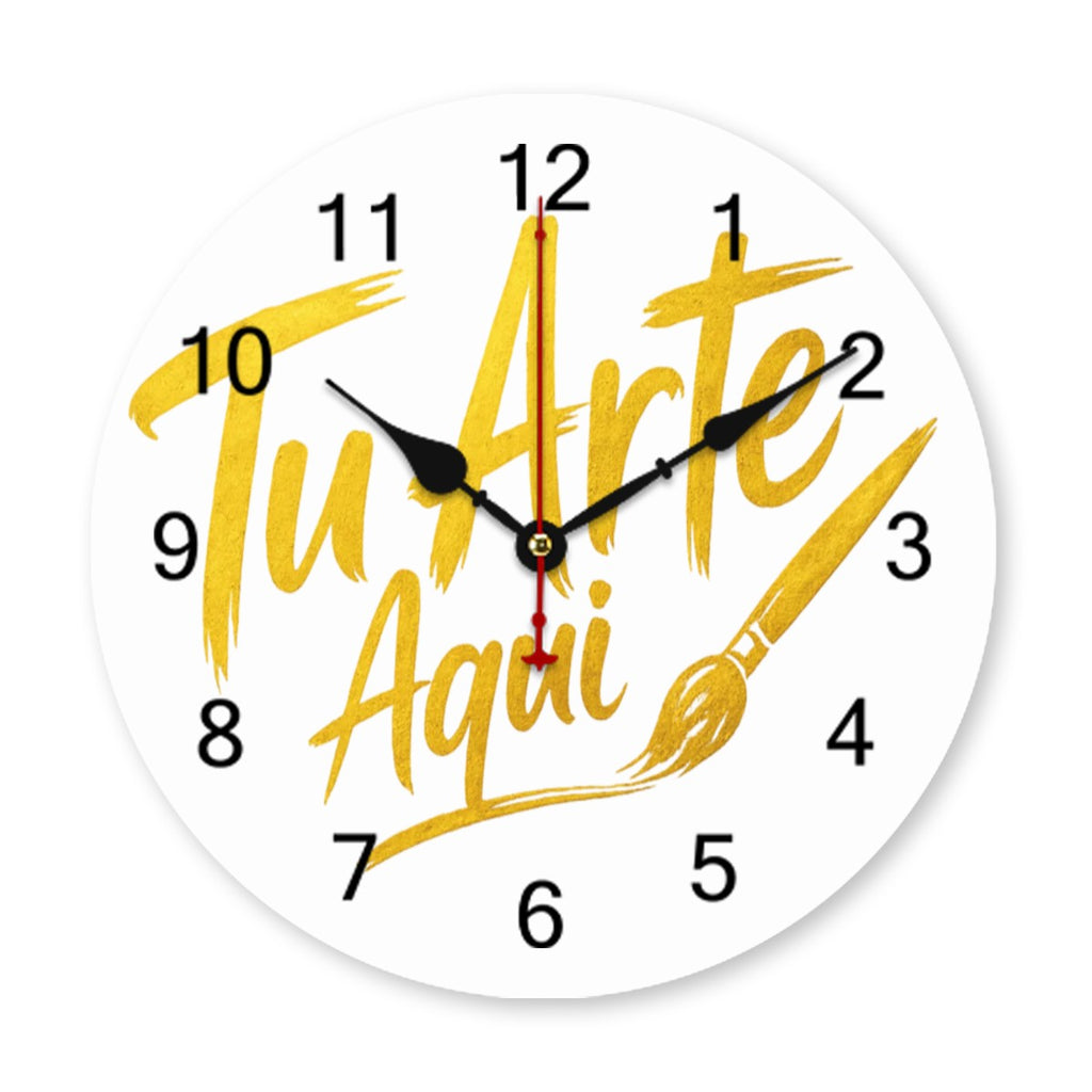 PVC Wall Clock without Scale